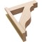 Ekena Millwork 5 1/2-in W x 20-in D x 24-in H Funston Block Rough Cedar Woodgrain TimberThane Outlooker, Primed Tan OUTUR055X20X24FST44RCPR - alternate 4